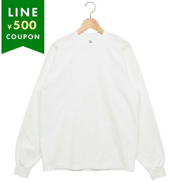 ロサンゼルスアパレル Tシャツ カットソー ロングスリーブTシャツ ホワイト メンズ LosAnge...