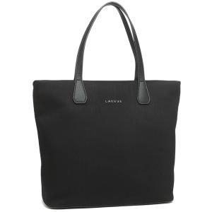 ランイブ トートバッグ レディース Laneve 11393 ブラック シルバー A4対応