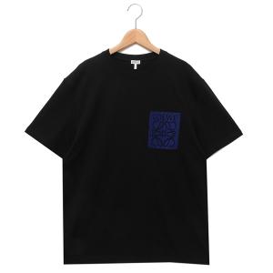 ロエベ Tシャツ カットソー アナグラム ブラック メンズ LOEWE H526Y22XAT 1100｜axes