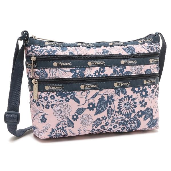 レスポートサック ショルダーバッグ ブルー ピンク レディース LESPORTSAC 3352 E4...