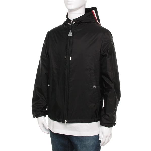 モンクレール ジャケット グランペアーズ ウインドブレーカー ロゴパッチ ブラック メンズ MONC...