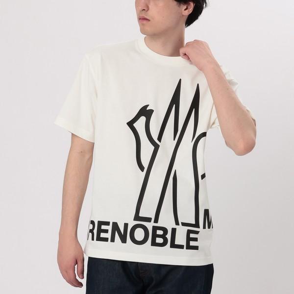 モンクレール Tシャツ カットソー GRENOBLE グルノーブル ホワイト メンズ MONCLER...