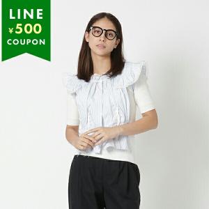 LOEWE（ロエベ） シャツ ブラウス クロップド シャツ ロゴ カーキ