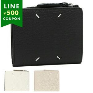 メゾンマルジェラ 4ステッチ フリップフラップウォレット 二つ折り財布 レザー Maison Margiela メゾンマルジェラ MAISON MARGIELA 二つ折り