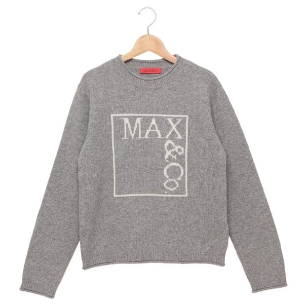マックスマーラ スウェット マックスアンドコー トレーナー 大人も可 ガールズ グレー ホワイト レ...
