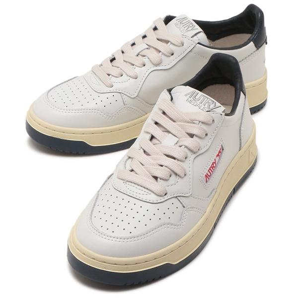 メゾンキツネ スニーカー メダリスト AUTRY オートリー コラボ ホワイト ネイビー レディース...