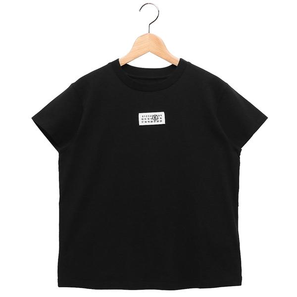 エムエムシックス メゾンマルジェラ Tシャツ カットソー ブラック レディース MM6 Maison...