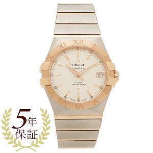 オメガ 時計 メンズ コンステレーション 35mm コーアクシャル自動巻 シルバー シルバー OMEGA 123.20.35.20.02.005 K18RG/ステンレス｜axes