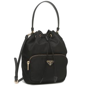 プラダ ショルダーバッグ ハンドバッグ ヴェラ デュエット リナイロン 巾着バッグ ブラック レディース PRADA 1BH038 RV44 UOO F0002