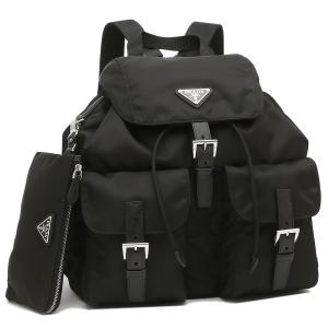 プラダ リュックサック レディース PRADA 1BZ811 RV44 F0002 ブラック｜AXES(アクセス)Yahoo!店