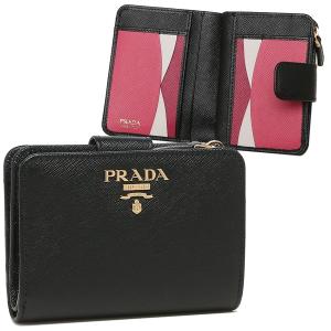 プラダ 折財布 レディース PRADA 1ML018 ZLP F061H ブラック