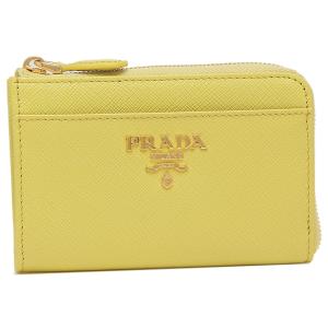 プラダ キーケース コインケース サフィアーノメタルオロ イエロー レディース PRADA 1PP122 QWA F0322｜axes