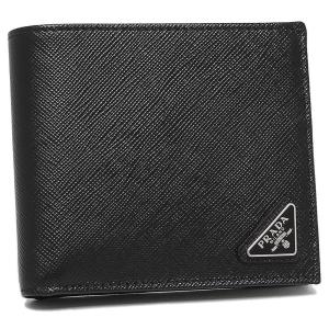 PRADA 【お取り寄せ】 【並行輸入品】 プラダ メンズ 折財布 二つ折