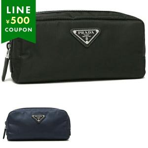 プラダ ポーチ リストレット ヴェラ トライアングルロゴ ブラック www