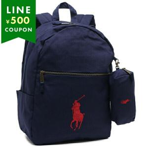 ポロラルフローレン リュック バックパック ネイビー レッド レディース POLO RALPH LAUREN 9AR071 BCV A4対応｜axes