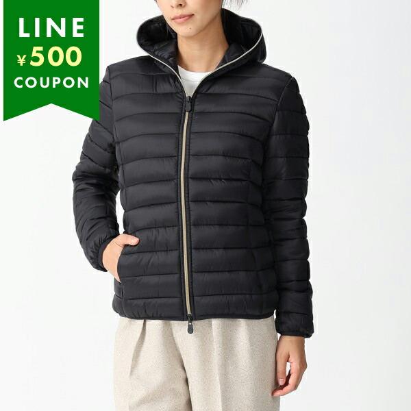 セーブザダック ダウンジャケット コート アレクシス ブラック レディース SAVE THE DUC...