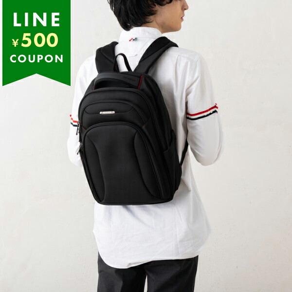 サムソナイト リュック バックパック SLIM BACKPACK ブラック メンズ SAMSONIT...