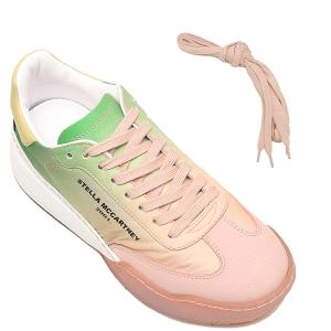 ステラマッカートニー シューズ スニーカー レースアップ ロゴ イエロー グリーン ピンク レディース STELLA McCARTNEY 800387 N0249 6805｜axes