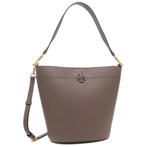 トリーバーチ ハンドバッグ マックグロー バケットバッグ グレー レディース TORY BURCH 143544 963｜axes