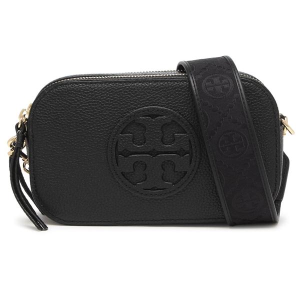 トリーバーチ ショルダーバッグ TORY BURCH ミラー ミニクロスバッグ ブラック レディース...