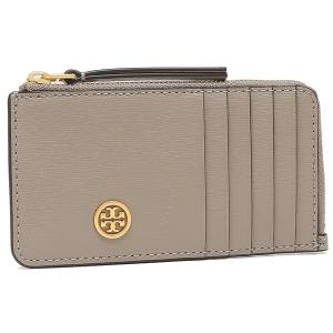 トリーバーチ カードケース ロビンソン グレー レディース TORY BURCH 87162 082｜axes