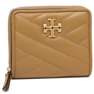 【P10％ 4/28 0時〜4/29 24時】トリーバーチ 二つ折り財布 キラ ミニ財布 ブラウン レディース TORY BURCH 90344 243｜axes