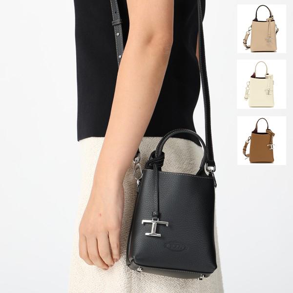 トッズ ハンドバッグ ショルダーバッグ マイクロバッグ 2WAY ロゴ Tチャーム レディース TO...