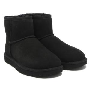 【P5％ 5/29 0時〜24時】アグ ブーツ クラシック ミニ ブラック レディース UGG 1016222 BLK｜axes