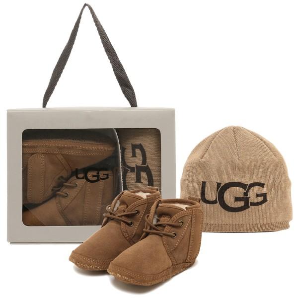 【P10％ ~5/7 9時】アグ ベビーシューズ ギフトセット ブラウン キッズ UGG 11047...