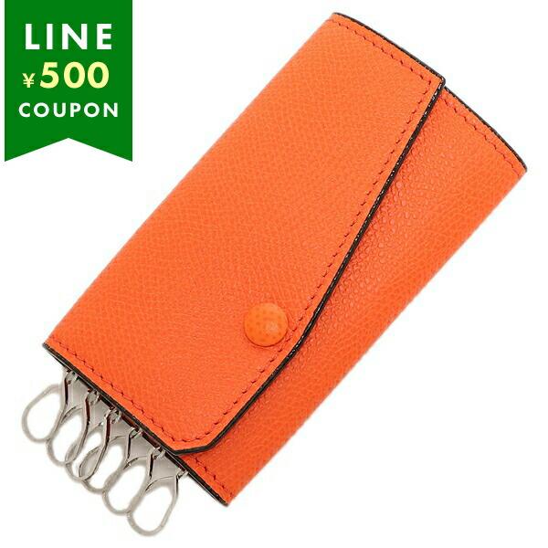 ヴァレクストラ キーケース オレンジ メンズ レディース Valextra SGSR0076028L...