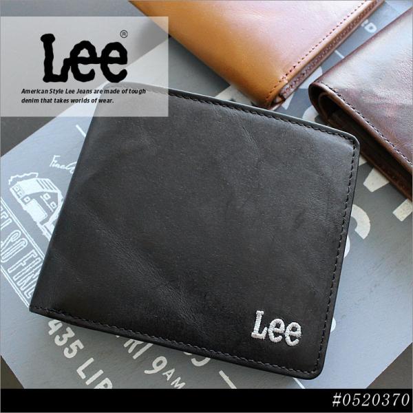 リー Lee BOOK型二つ折り財布 2つ折財布 財布 サイフ メンズ 0520370(メール便配送...