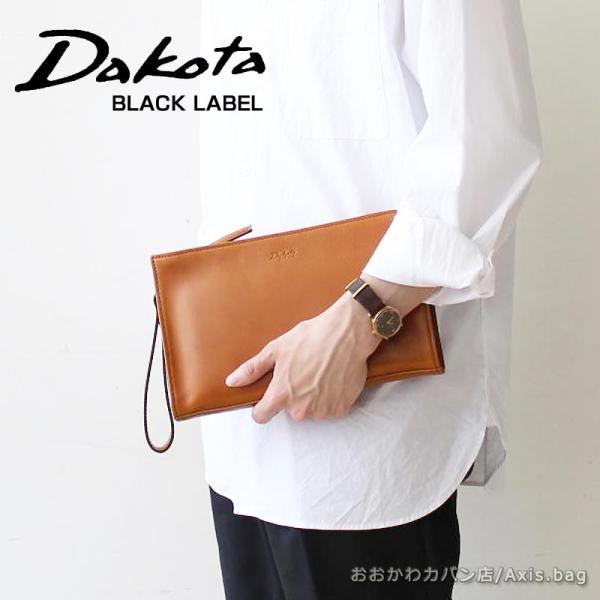 ダコタ ブラック レーベル Dakota BLACK LABEL 牛革 クラッチバッグ セカンドバッ...
