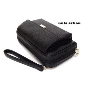 mila schon】197214 ミラショーン ネロ クラッチバッグ セカンドバッグ