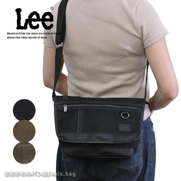 リー Lee  横型 ミニ メッセンジャーバッグ クラッシュ crash 320-4032 フラップ...