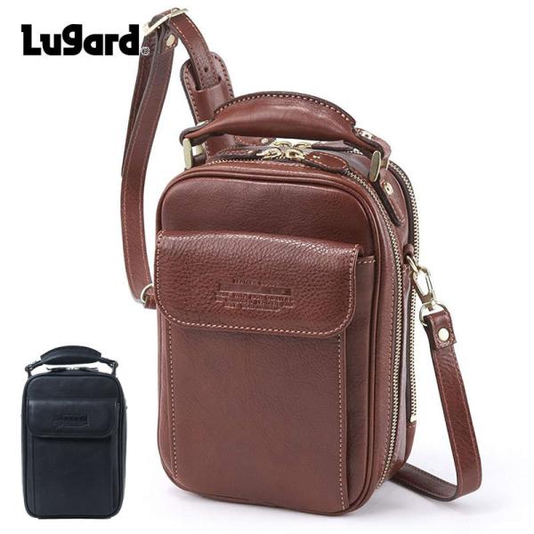 青木鞄 ラガード Lugard 縦型2WAYショルダーバッグ 本革 メンズ NEVADA ネヴァダ ...