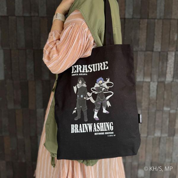 僕のヒーローアカデミア クラックプリントキャンバストート心操人使×相澤消太 ODHA24 ブラック ...