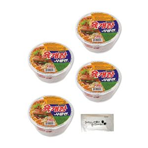 ??? ユッケジャンカップ 86g お得な4食セット お手拭き付