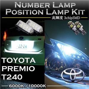 トヨタ プレミオ260系専用LEDナンバー灯ユニット＆ポジションランプ