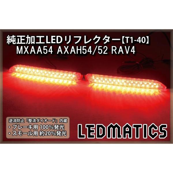 (LEDMATICS商品) トヨタ RAV4 LEDリフレクター 純正加工 MXAA54 AXAH5...