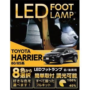LEDカーテシランプ 1台分2個1セット トヨタ ハリアー【型式：80/85】 8