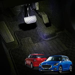 スズキ スイフト(型式:DS系(年式:R5.12〜))LEDフットランプキット  8色選択可 調光機能付き 純正には無い明るさ(ST)｜axisparts