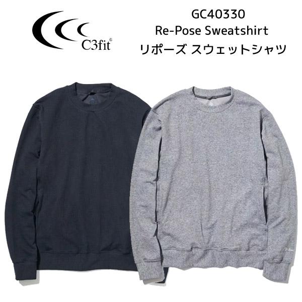 C3fit GC40330 Re-Pose Sweatshirt（リポーズ スウェットシャツ）メンズ...