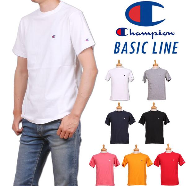 SALE champion チャンピオン ベーシックワンポイントTシャツ クルーネック C3-P30...