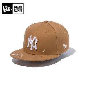 即納 ニューエラ 23FW 13762757 Youth 9FIFTY Splash Embroidery ニューヨーク・ヤンキース ウィート｜axtos-shop