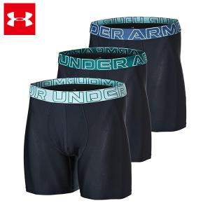 アンダーアーマー UAパフォーマンステック メッシュ 6インチ アンダーウェア(3枚セット)メンズ 26SS (1387420) ブラック インナー