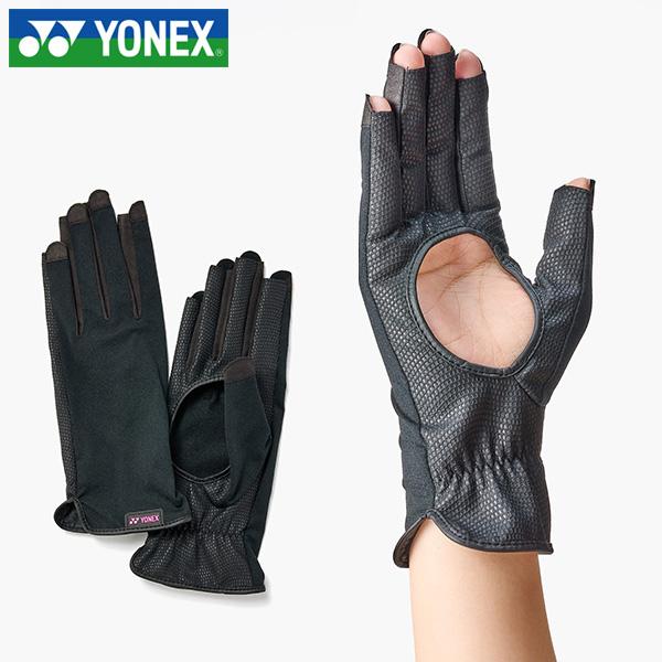 YONEX テニスグローブ ユニセックス 26SS オールシーズン 左右両手用 ネイルスルー 手の平...