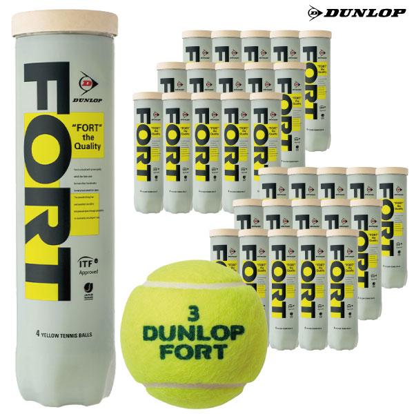 ダンロップ フォート4 DUNLOP FORT4 1箱 30缶 120球入 硬式 テニスボール 大会...