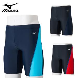 即納 24SS ミズノ アクアフィットネス用ハーフスパッツ(立体カップ付) Mizuno 送料無料 N2JBB105 フィットネス メンズ 水着｜axtos-shop