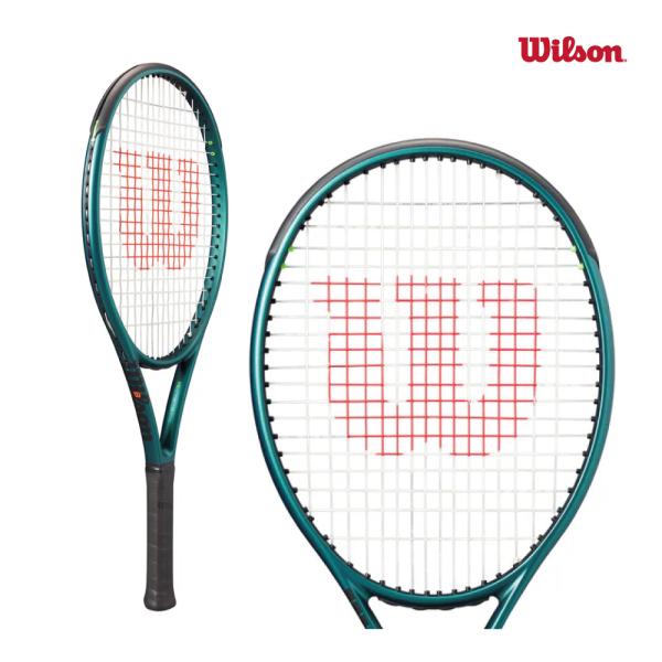 WILSON　BLADE 25 V9 RKT 25　WR151610S　ピーコックグリーン　張上げ済...