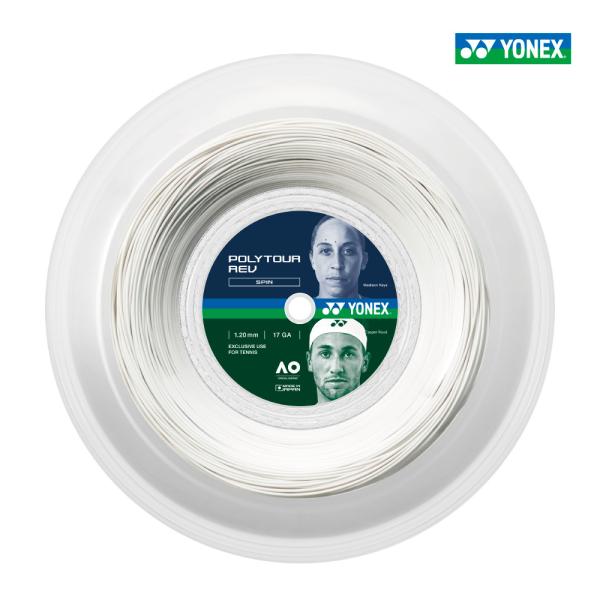 YONEX　ポリツアーレブ　200ｍ　POLYTOUR REV　硬式テニス　PTR　ストリング　ロー...